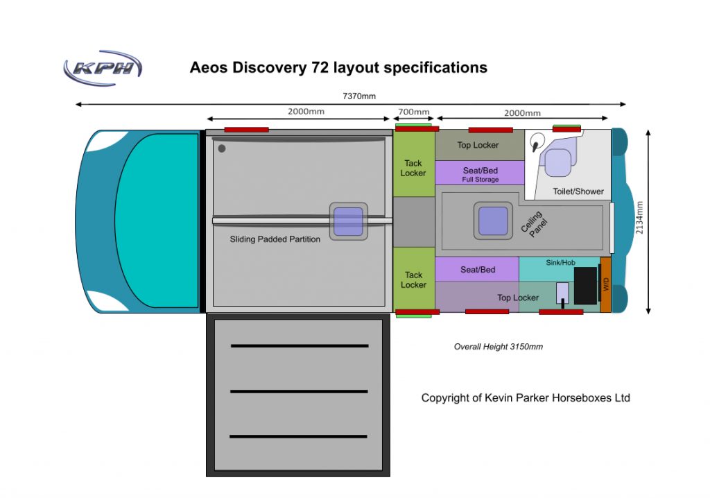 Aeos Discovery 72 layout specifications
